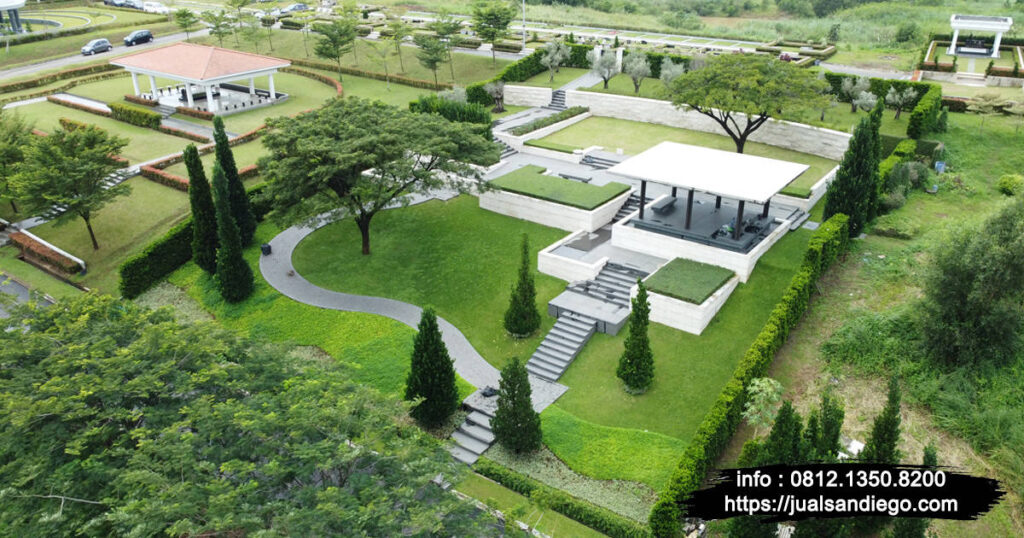 Sejarah Berdirinya San Diego Hills Memorial Park, Makam Para Sultan ! 4 Bangunan Makam Tipe Peak Estate Full Custom Design