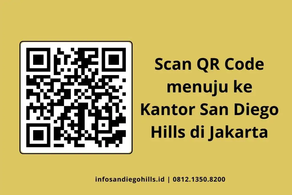 Qr Code Untuk Petunjuk Arah Ke Kantor San Diego Hills Di Jakarta, Berlokasi Di Sudirman Tower Condominium, Semanggi - Jakarta Selatan.