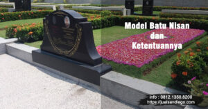 Model Batu Nisan Berdiri di San Diego Hills