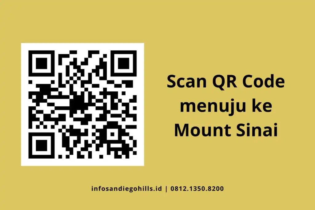 Google Maps Menuju Mount Sinai