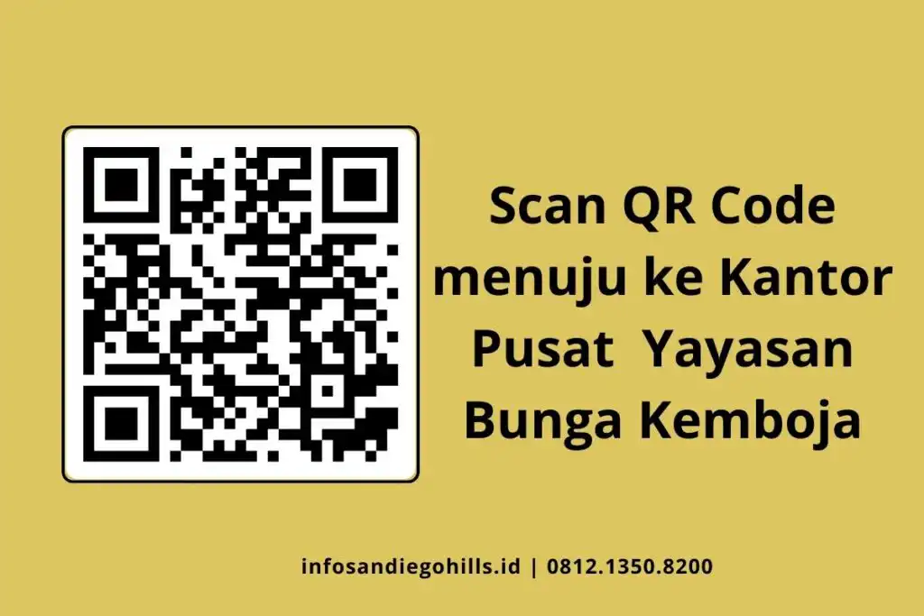 Qr Code Menuju Kantor Yayasan Bunga Kemboja Di Pasar Minggu. Scan Kode Ini Untuk Mempermudah Navigasi Ke Lokasi Melalui Google Maps