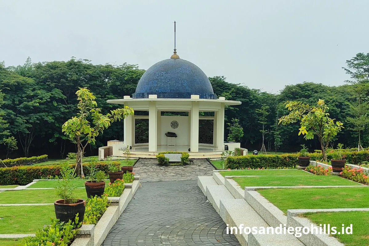 Mushola di area Isya Mansion pemakaman muslim San Diego Hills – Fasilitas ibadah yang nyaman dan tenang, dirancang untuk memenuhi kebutuhan spiritual keluarga saat berziarah