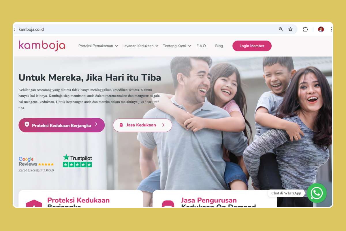 Kamboja - Proteksi dan Pelayanan Kedukaan Terintegrasi